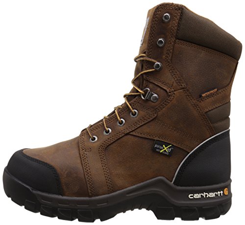 Carhartt Waterproof Composite Toe Met Guard Work Boot, Brown