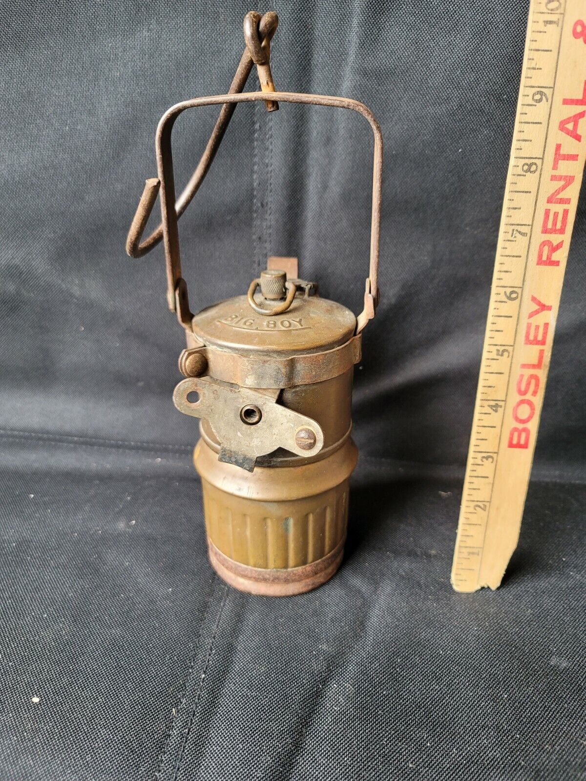 Rare Brass Lantern from Coal Mine - Collectible