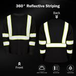 Zhanmai 6 Pack Safety Long Sleeve Coal Mining Shirt