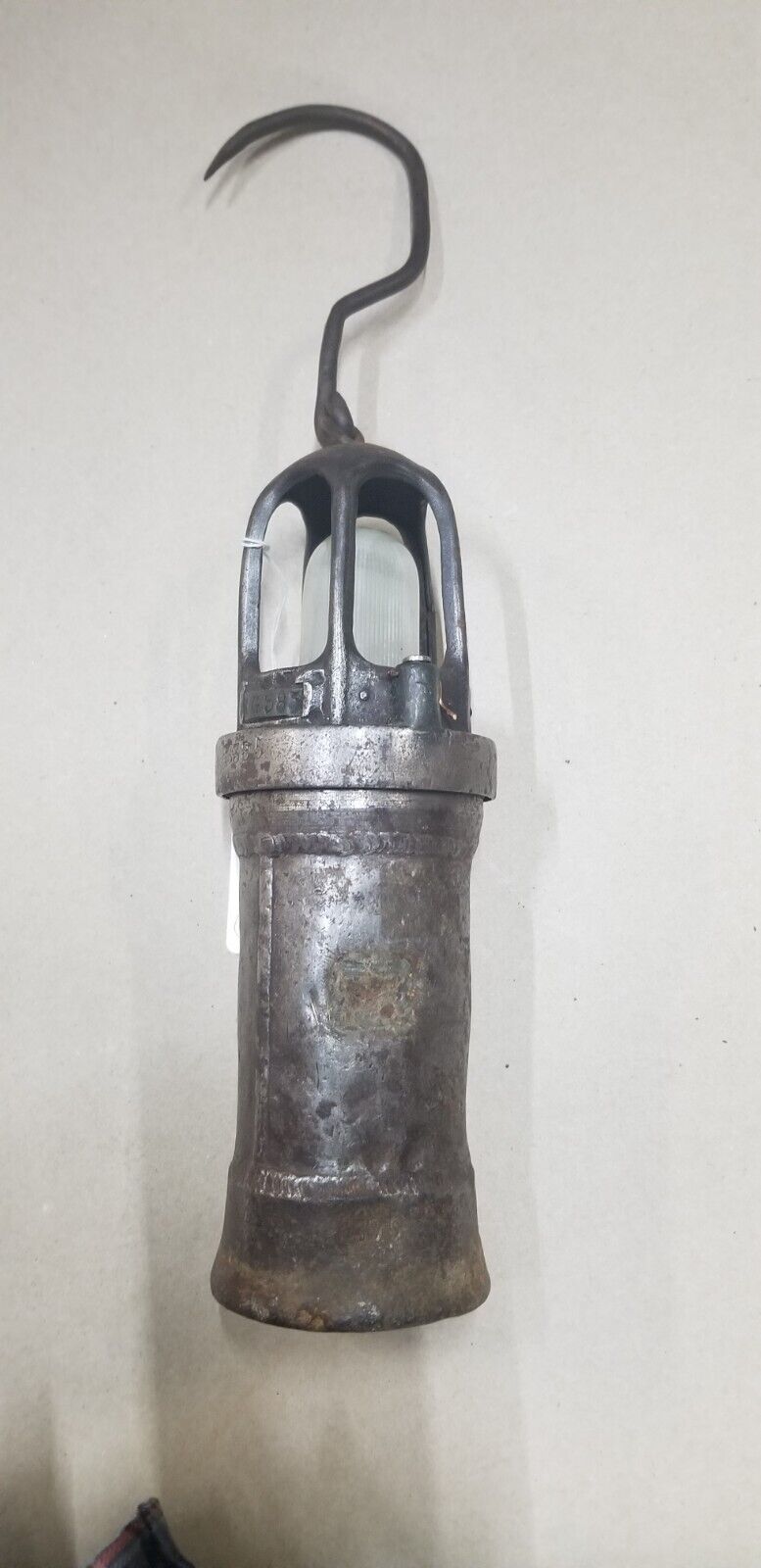 Vintage English Coal Miner's Electric Lamp