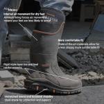 Dryshod Steel Toe Mega Met Guard Work Boot Black