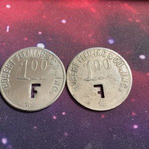 Robert Fleming Coal Co. Mine Store Trade Token