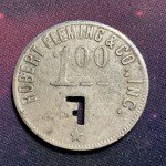 Robert Fleming Coal Co. Mine Store Trade Token