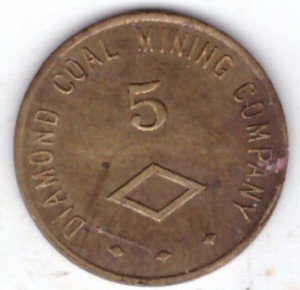 Diamond Coal Mining Co Scrip - Rosedale, TN