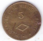 Diamond Coal Mining Co Scrip - Rosedale, TN