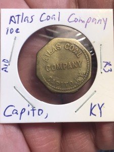 Atlas Coal Company Scrip - Capito, Kentucky