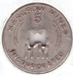 Harcrow Mines 5c Kentucky Coal Token