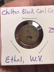 Chi Lyon Block Coal Company Scrip - Ethan, WV
