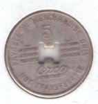 Harcrow Mines 5c Kentucky Coal Token