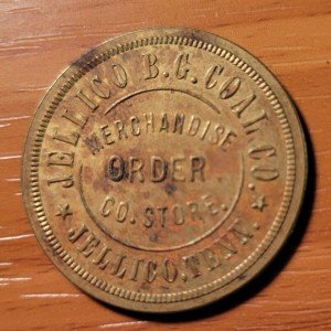Jellico B.G. Coal Co. .50 Trade Token