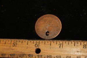 Antique Diamond Coal Mining Scrip - 50 Cents