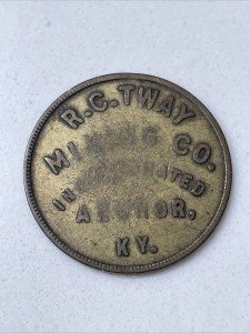 R.C. Tway Mining Co. 50¢ Coal Token