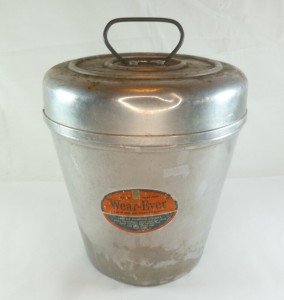 Vintage Wear-Ever Coal Miners Lunch Bucket Pail