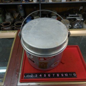 Authentic Vintage Aluminum Coal Miners Lunch Bucket