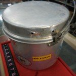 Authentic Vintage Aluminum Coal Miners Lunch Bucket