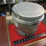 Authentic Vintage Aluminum Coal Miners Lunch Bucket