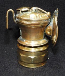 Autolite Brass Carbide Light for Coal Miners