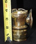 Autolite Brass Carbide Light for Coal Miners