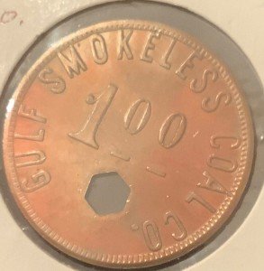 Historical Coal Scrip Token - Tams Raleigh WV