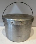 Aluminum Coal Miners Lunch Bucket with Lid