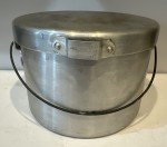 Aluminum Coal Miners Lunch Bucket with Lid
