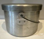 Aluminum Coal Miners Lunch Bucket with Lid
