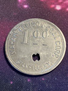 Mahan Ellison Coal Co. Trade Token - Stanfill KY
