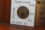 Vintage Coal Scrip, Yocum Creek, 25 Cents