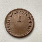 Belle Mead Coal Company Scrip Token - 1¢