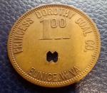 Eunice WV Princess Dorothy Coal $1 Token