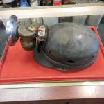 Vintage Low Vein Coal Mining Cap with Carbide Lamp