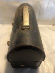 Vintage Black Metal Lunch Pail for Coal Miners