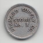 Stanard Supply Co Coal Scrip Token - Wilsonburg WV