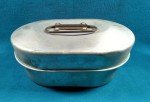 Vintage Aluminum Coal Miner Lunch Bucket Box