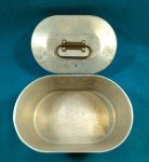 Vintage Aluminum Coal Miner Lunch Bucket Box