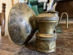 Vintage Brass Auto-Lite Coal Miner Lamp