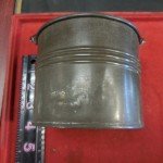 Vintage Tin Coal Miner Lunch Pail Bucket
