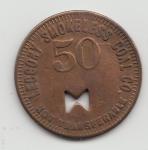 Beccony Smokeless Coal 50 Cents Scrip Token