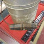 Vintage Aluminum Coal Miners Lunch Bucket Pail