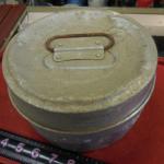 Vintage Aluminum Coal Miners Lunch Bucket Pail