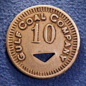 West Virginia Gulf Coal Company 10¢ Scrip Token