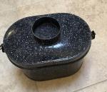 Vintage Steel Coal Miners Lunch Pail Set