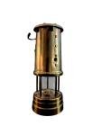 British Coal Mining Brass Lantern Lamp, Numbered 288163
