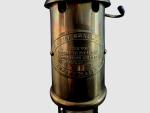 British Coal Mining Brass Lantern Lamp, Numbered 288163