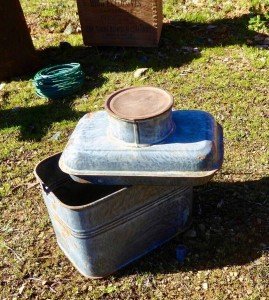 Coal Miners Railroad Lunch Box with Wood Handle