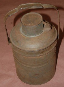Vintage Coal Miners Lunch Pail Set - 5 Pieces