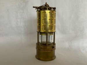 Koehler 289-1A Vintage Coal Mining Lamp with Key