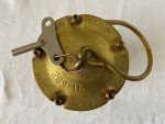 Koehler 289-1A Vintage Coal Mining Lamp with Key