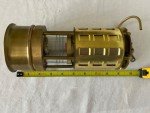 Koehler 289-1A Vintage Coal Mining Lamp with Key