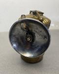 Antique Auto-Lite Carbide Coal Mining Helmet Lamp
